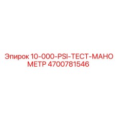 4700781546 10-000-PSI-ТЕСТ-МАНОМЕТР Epiroc