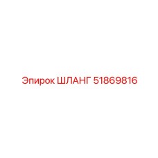 51869816 ШЛАНГ Epiroc