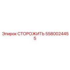 5580024455 СТОРОЖИТЬ Epiroc