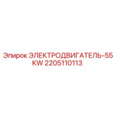 2205110113 ЭЛЕКТРОДВИГАТЕЛЬ-55KW Epiroc