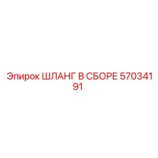 57034191 ШЛАНГ В СБОРЕ Epiroc