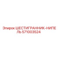 571003524 ШЕСТИГРАННИК-НИПЕЛЬ Epiroc