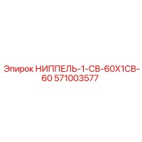 571003577 НИППЕЛЬ-1-СВ-60Х1СВ-60 Epiroc