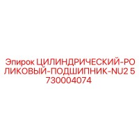 5730004074 ЦИЛИНДРИЧЕСКИЙ РОЛИКОВЫЙ ПОДШИПНИК NU2 Epiroc