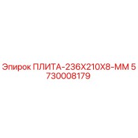 5730008179 ПЛИТА-236X210X8-ММ Epiroc