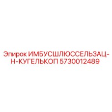 5730012489 ИМБУСШЛЮССЕЛЬЗАЦ-Н-КУГЕЛЬКОП Epiroc