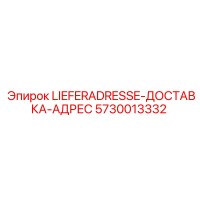 5730013332 LIEFERADRESSE-ДОСТАВКА-АДРЕС Epiroc