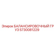 5730081229 БАЛАНСИРОВОЧНЫЙ ГРУЗ Epiroc