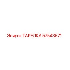 57543571 PLATE Epiroc