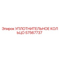 57567737 УПЛОТНИТЕЛЬНОЕ КОЛЬЦО Epiroc