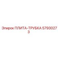 57930273 ПЛИТА-ТРУБКА Epiroc