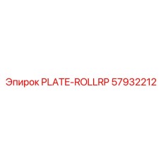57932212 PLATE-ROLLRP Epiroc
