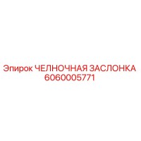 6060005771 ЧЕЛНОЧНАЯ ЗАСЛОНКА Epiroc