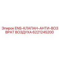 6221245200 ENS-КЛАПАН-АНТИ-ВОЗВРАТ ВОЗДУХА Epiroc