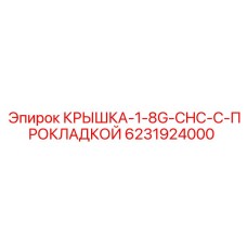 6231924000 КРЫШКА-1-8G-CHC-С-ПРОКЛАДКОЙ Epiroc
