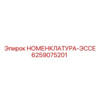 6259075201 НОМЕНКЛАТУРА-ЭССЕ Epiroc