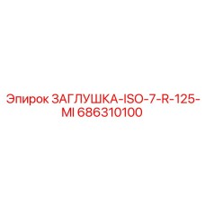 686310100 ЗАГЛУШКА-ISO-7-R-125-MI Epiroc