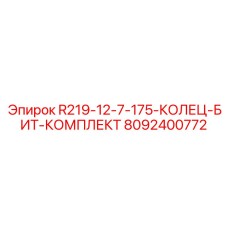 8092400772 R219-12-7-175-КОЛЕЦ-БИТ-КОМПЛЕКТ Epiroc