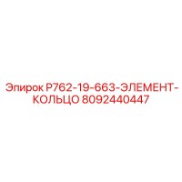 8092440447 P762-19-663-ЭЛЕМЕНТ-КОЛЬЦО Epiroc