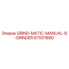 87001890 GRIND-MATIC-MANUAL-B-GRINDER Epiroc