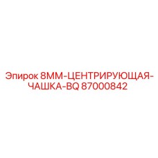 87000842 8ММ-ЦЕНТРИРУЮЩАЯ-ЧАШКА-BQ Epiroc
