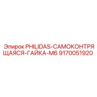 9170051920 PHILIDAS-САМОКОНТРЯЩАЯСЯ-ГАЙКА-M6 Epiroc