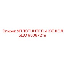 95087219 УПЛОТНИТЕЛЬНОЕ КОЛЬЦО Epiroc