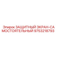 9753218793 ЗАЩИТНЫЙ ЭКРАН-САМОСТОЯТЕЛЬНЫЙ Epiroc
