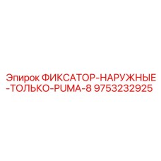 9753232925 ФИКСАТОР-НАРУЖНЫЕ-ТОЛЬКО-PUMA-8 Epiroc