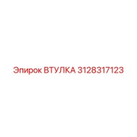 3128317123 ВТУЛКА Эпирок