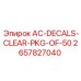 2657827040 AC-DECALS-CLEAR-PKG-OF-50 Epiroc