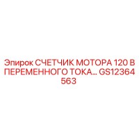GS12364563 СЧЕТЧИК МОТОРА 120 В ПЕРЕМЕННОГО ТОКА Epiroc