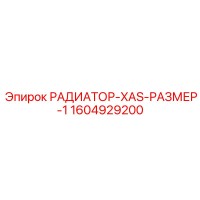 1604929200 РАДИАТОР-XAS-РАЗМЕР-1 от Epiroc