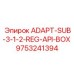 9753241394 ADAPT-SUB-3-1-2-REG-API-BOX Epiroc