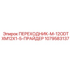 1079583137 ПЕРЕХОДНИК-M-12ODTXM12X1-5-ПРАЙДЕР Epiroc