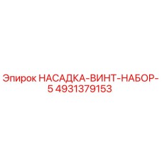 4931379153 НАСАДКА-ВИНТ-НАБОР-5 Epiroc