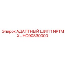HC90830000 АДАПТНЫЙ ШИП 1 NPTM X… | Epiroc