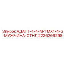 2236209298 АДАПТ-1-4-NPTMX1-4-G-МУЖЧИНА-СТНЛ Epiroc