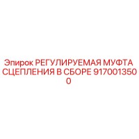 9170013500 РЕГУЛИРУЕМАЯ МУФТА СЦЕПЛЕНИЯ В СБОРЕ Epiroc