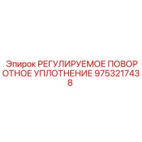 9753217438 РЕГУЛИРУЕМОЕ ПОВОРОТНОЕ УПЛОТНЕНИЕ Epiroc
