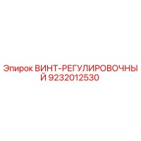 9232012530 ВИНТ-РЕГУЛИРОВОЧНЫЙ Epiroc