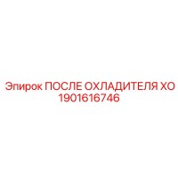 1901616746 ПОСЛЕ ОХЛАДИТЕЛЯ XO Epiroc