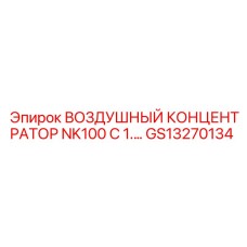 GS13270134 ВОЗДУШНЫЙ КОНЦЕНТРАТОР NK100 С 1.… Epiroc