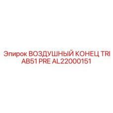 AL22000151 ВОЗДУШНЫЙ КОНЕЦ TRIAB51 PRE Epiroc
