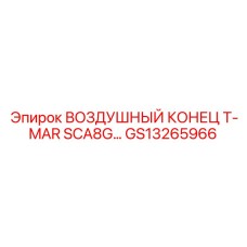 GS13265966 ВОЗДУШНЫЙ КОНЕЦ T-MAR SCA8G Epiroc
