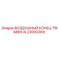 AL22000369 ВОЗДУШНЫЙ КОНЕЦ TRIAB69 Epiroc