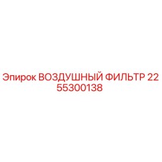 2255300138 ВОЗДУШНЫЙ ФИЛЬТР Epiroc
