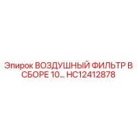 HC12412878 ВОЗДУШНЫЙ ФИЛЬТР В СБОРЕ 10 Epiroc
