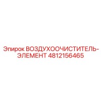 4812156465 ВОЗДУХООЧИСТИТЕЛЬ-ЭЛЕМЕНТ Epiroc