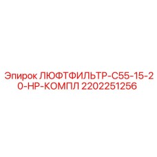 2202251256 ЛЮФТФИЛЬТР-C55-15-20-HP-КОМПЛ (Epiroc)